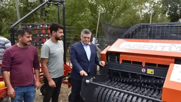 Sinop'ta Çiftçilere %70 Hibeli Ekipman Desteği