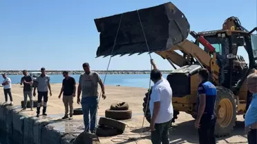 Gökçeada'da Deniz Dibi Temizliği