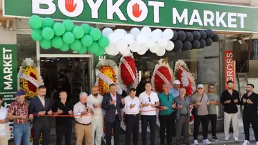 Gölbaşı'nda Boykot Market Açıldı