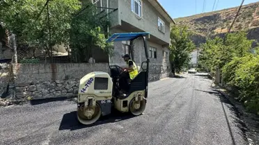 Yeşilöz'de Asfalt Çalışmaları Devam Ediyor