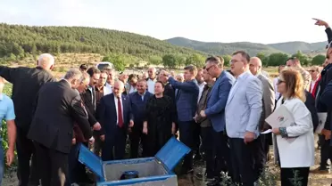 Gümüşhacıköy’de Sulama Tesisi Açıldı