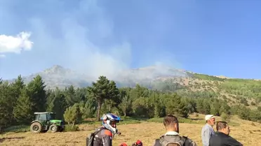 Şiran'da Çıkan Yangın Kontrol Altında