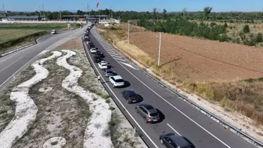 Gurbetçiler Türkiye'den Dönüş Yolunda
