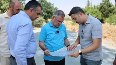 Hacılar'da Kilitli Parke Çalışmaları Devam Ediyor