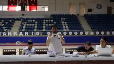 Hakkari'de İşgücü Kura Çekimi Yapıldı