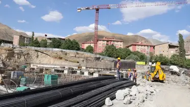 Hakkari'de Depreme Dayanıklı Hastane İnşaatı