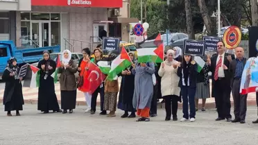 Hamamözü'nde Filistin'e Destek Açıklaması