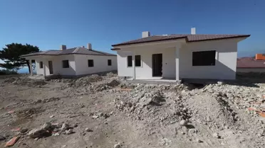 Belen'de Afet Konutları İnşaatı Devam Ediyor