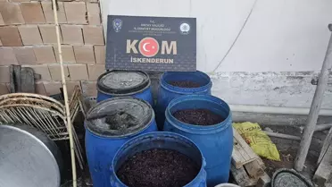 Arsuz'da 2.940 Litre Sahte İçki Ele Geçirildi