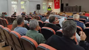 Havza'da Okul Servis Sürücülerine Trafik Eğitimi