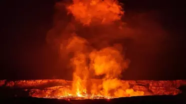 Kilauea Yanardağı Yeniden Lav Püskürttü