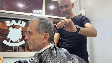 Hayrabolu'da Berberlerde Bayram Yoğunluğu