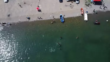 Hazar Gölü Sıcaklar Kaçış Noktası