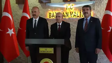 Bakan Şimşek'ten Batman Ziyareti