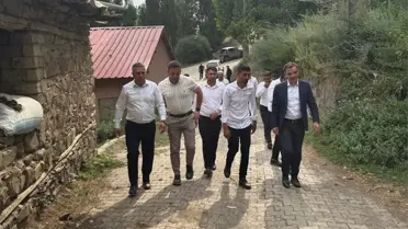 Kaymakam Bilgin, Hizan'da Köy Ziyaretleri Gerçekleştiriyor