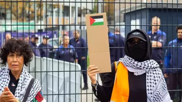 Hollanda'da İsrail Protestosu