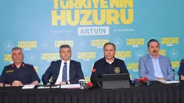 İçişleri Bakanı Yerlikaya, Artvin'de 'Türkiye'nin Huzuru Toplantısı' sonrası konuştu Açıklaması