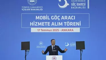 İçişleri Bakanı Yerlikaya, 'Mobil Göç Aracı Hizmete Alım Töreni'nde konuştu Açıklaması