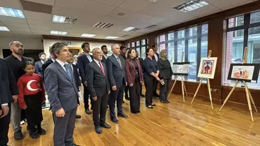 İngiltere'de yaşayan Türk çocuklar, 15 Temmuz'u resimle anlattı