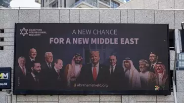 Tel Aviv'de Arabistan'la Normalleşme Afişi