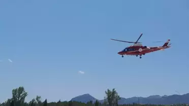 Fırında Fenalaşan Çalışana Hava Ambulansı