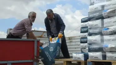 İslahiye'de Soja Tohumu Dağıtımı Yapıldı