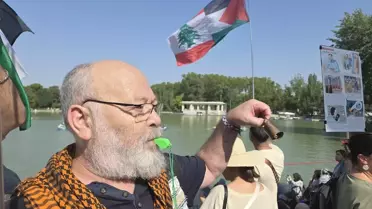 İspanya'da Filistin'e Destek Gösterileri