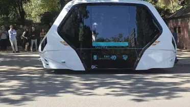 Madrid'de Sürücüsüz Elektrikli Otobüs Denemesi Başladı