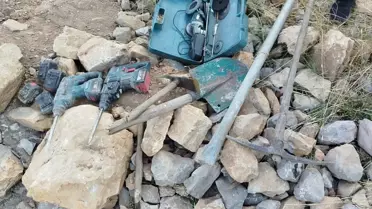 Eğirdir'de Kaçak Kazı Yapan 4 Şüpheli Gözaltında