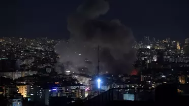 İsrail, Lübnan'ın başkenti Beyrut'un güneyine hava saldırıları düzenledi