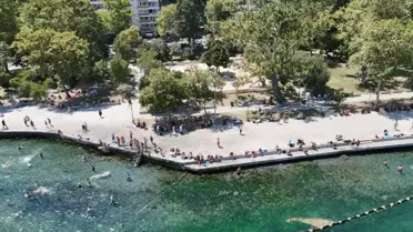 İstanbul'da Sıcak Hava, Sahillerde Serinleme Arayışları