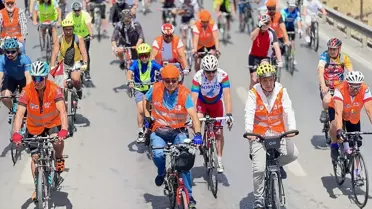 İstanbul'da Kıtalar Arası Bisiklet Etkinliği