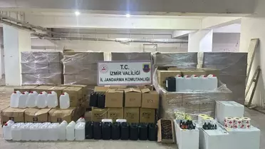 İzmir'de Kaçak Alkol Operasyonu: 7 Ton Ele Geçirildi