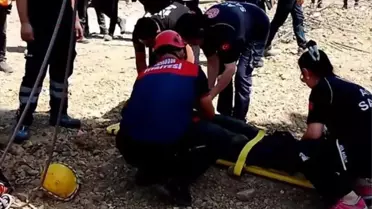 Aliağa'da Kuyuya Düşen Adam Kurtarıldı