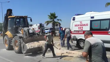 Menderes'te Panelvan Kazası: 1 Ölü, 3 Yaralı