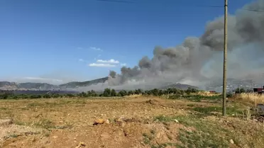 Tire'de Yangın: Yangın Kontrol Altına Alınmaya Çalışılıyor