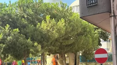 Karabağlar'da Trafoda Yangın