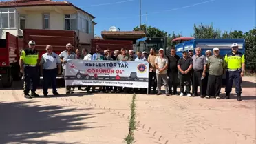 Traktör Sürücülerine Eğitim Verildi