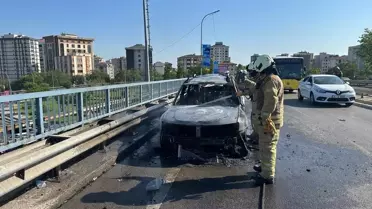 Kadıköy'de Araç Yangını