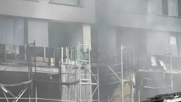 Kadıköy'de İnşaatta Yangın Çıktı