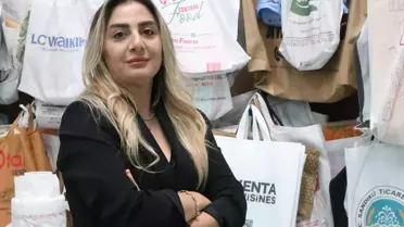 Nihal Aknur'dan İhracata 3 Milyon Bez Çanta