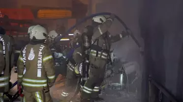 Kağıthane'de Yangın: İtfaiye Ekipleri Müdahale Etti