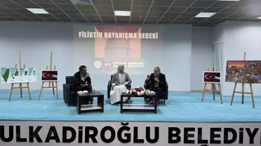Kahramanmaraş'ta Filistin Dayanışma Gecesi