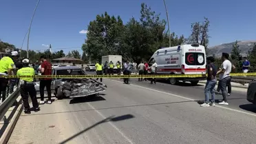 Kahramanmaraş'ta Trafik Kazası: 1 Ölü, 2 Yaralı