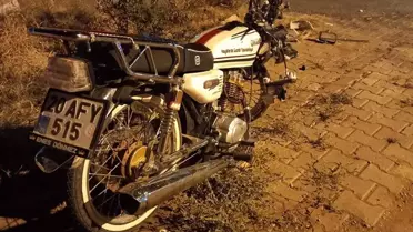 Kale'de Motosiklet-Kamyonet Çarpışması