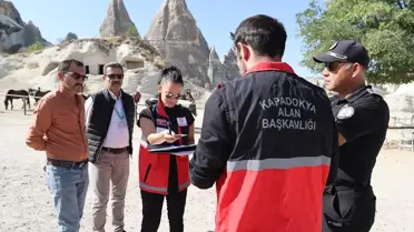 Kapadokya'da At Çiftliklerine Denetim