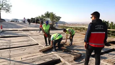 Üç Güzeller'de Yenileme Çalışmaları