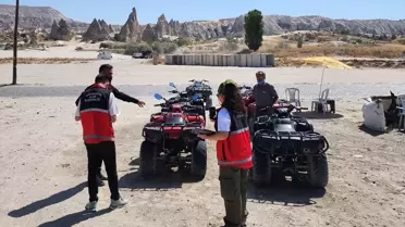 Kapadokya'da Kaçak ATV Turlarına 67 Ceza
