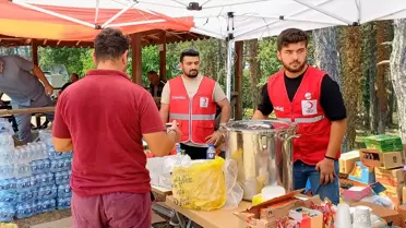 Karabük'te Yangınla Mücadelede Dayanışma