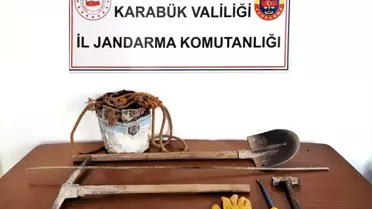 Eflani'de İzinsiz Kazı Yapan 2 Şüpheli Gözaltına Alındı